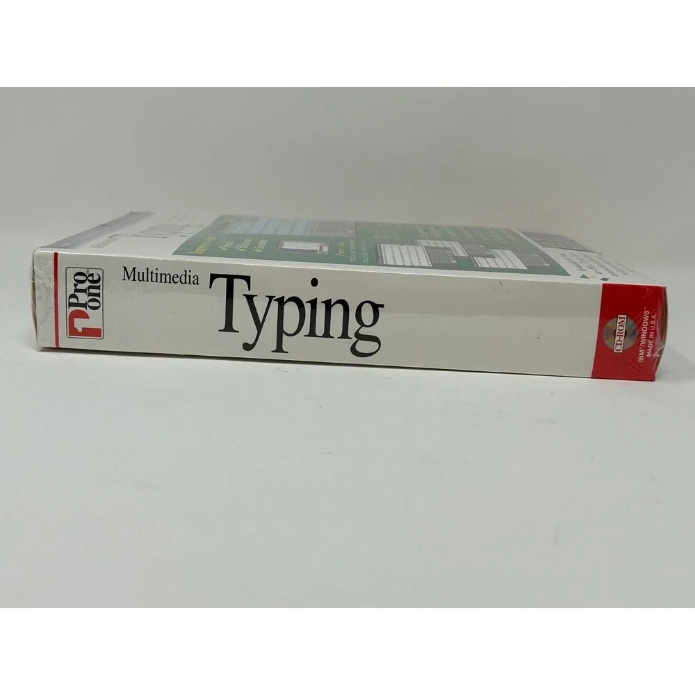 NEW Multimedia Typing (CD-Rom, Pro One Studio) For Windows 3.1, 3.11, 95+ N3